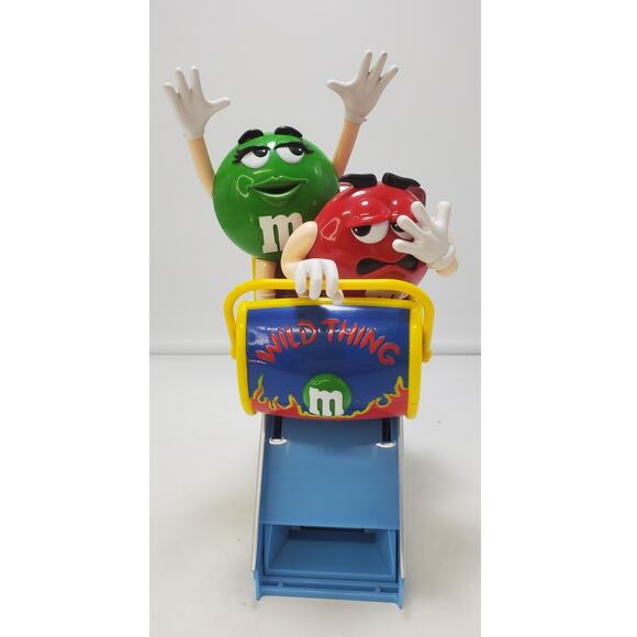 M&M Mars Collectibles Chocolate Candy Dispenser Wild Thing Roller Coaster - Picture 6 of 6